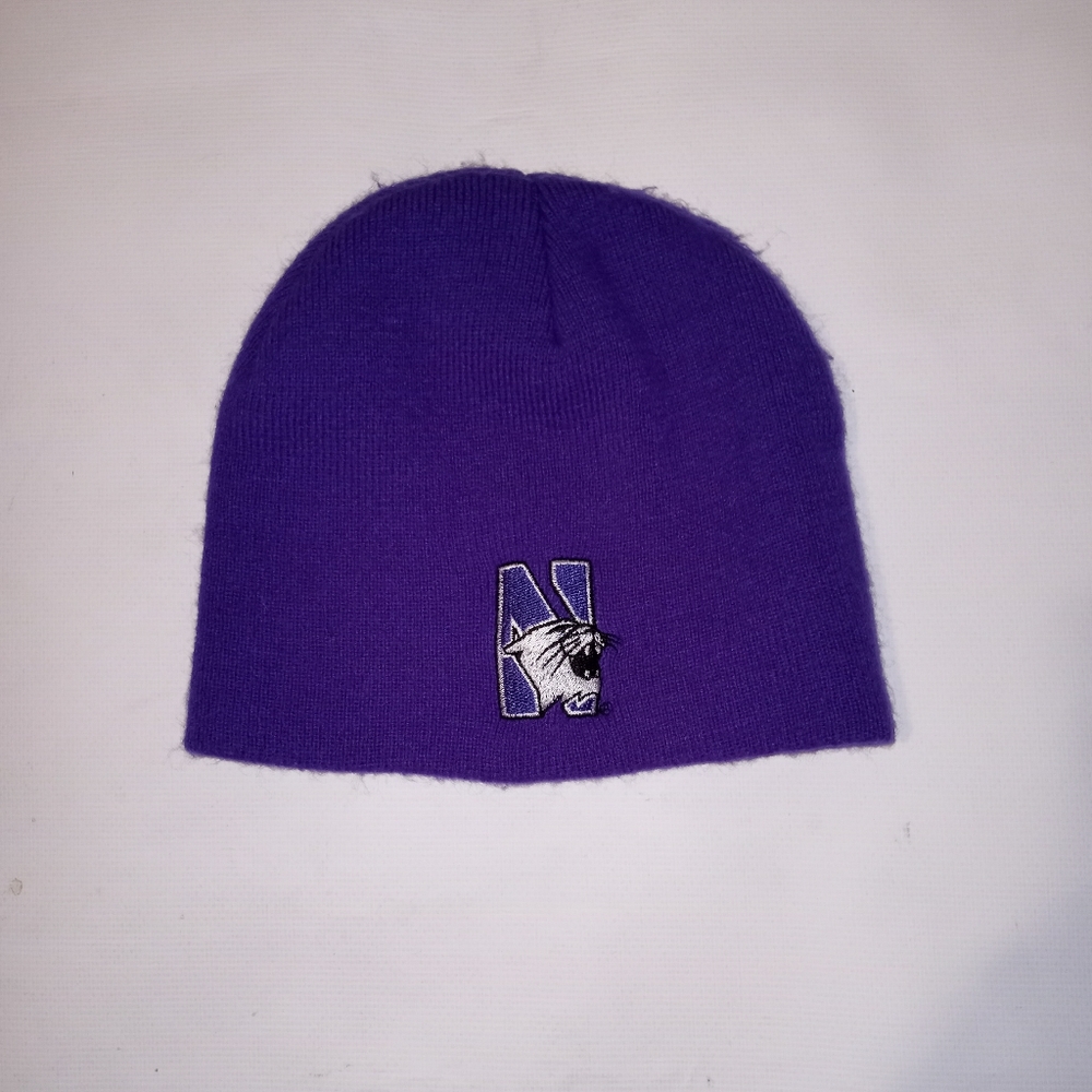 VINTAGE NORTHWESTERN WILDCATS WINTER SKULL CAP